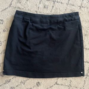 Black Effortless Stretch Skort